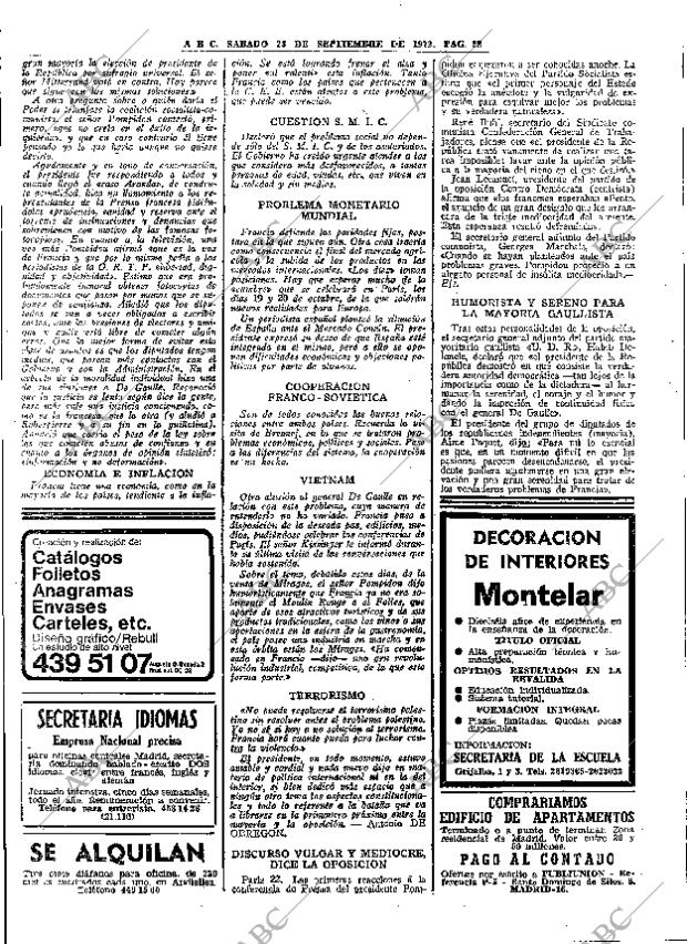 ABC MADRID 23-09-1972 página 28