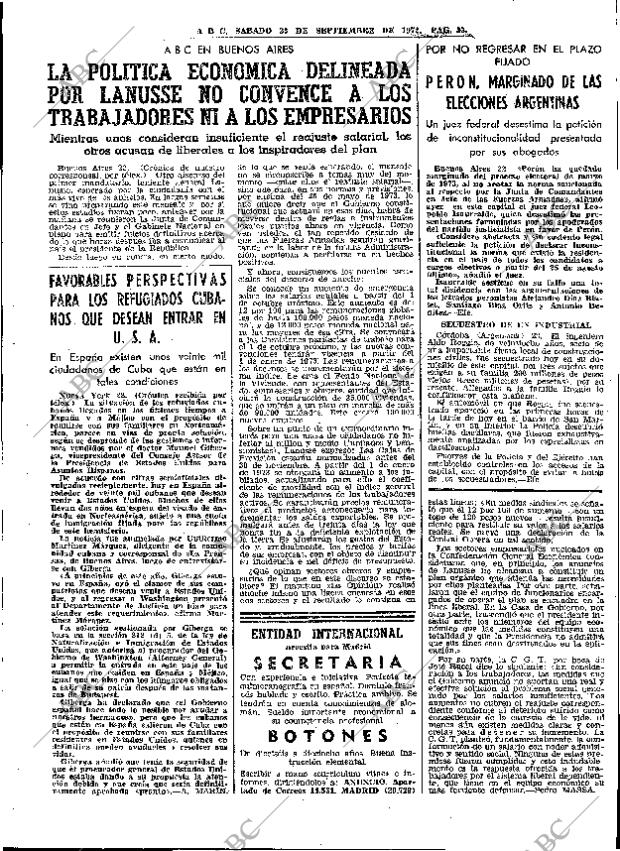 ABC MADRID 23-09-1972 página 33