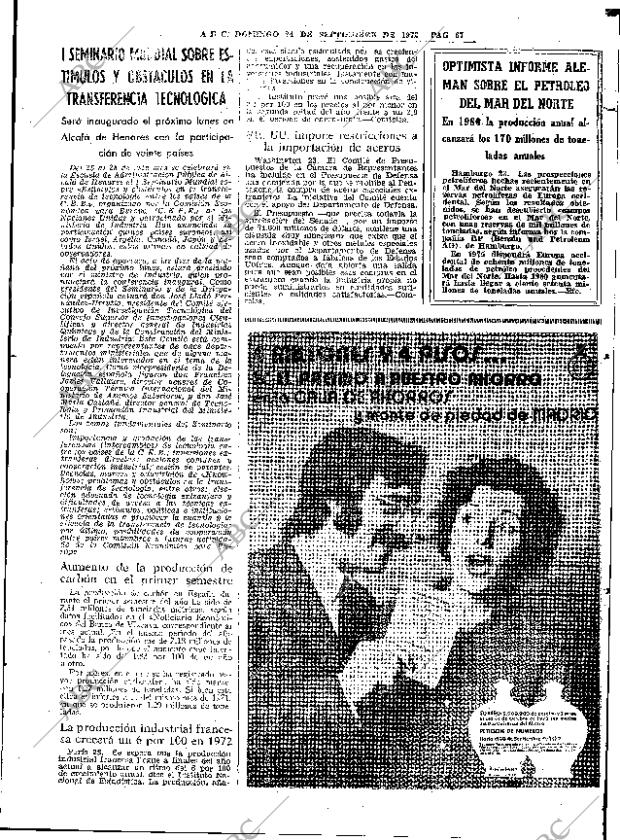 ABC MADRID 24-09-1972 página 67