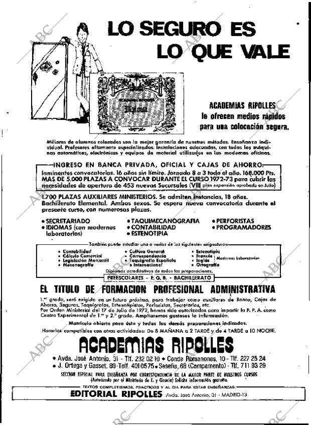 ABC MADRID 26-09-1972 página 113