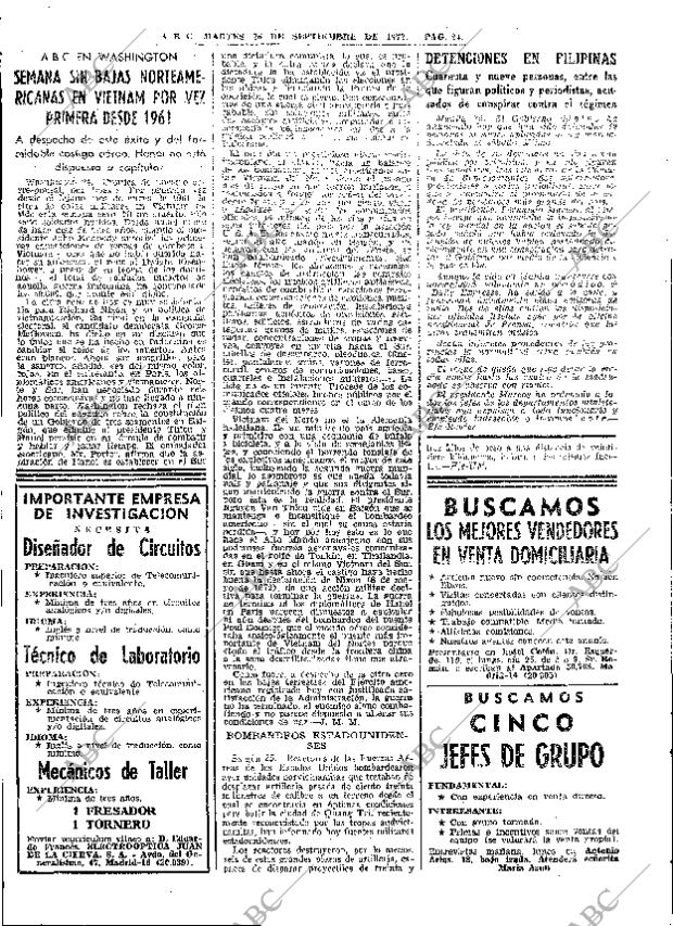 ABC MADRID 26-09-1972 página 24