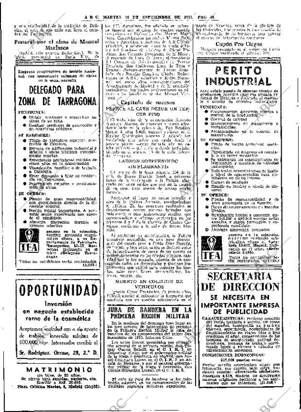 ABC MADRID 26-09-1972 página 44