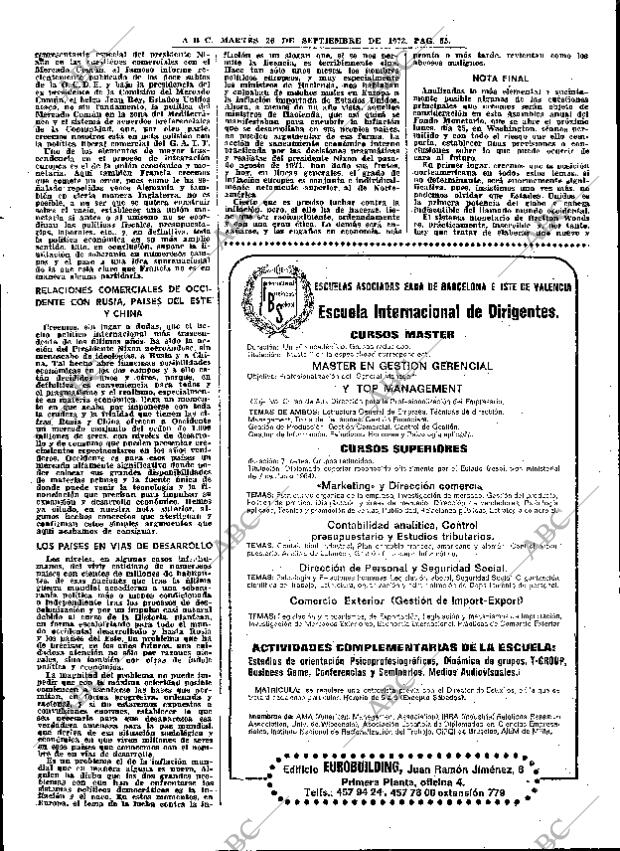 ABC MADRID 26-09-1972 página 55