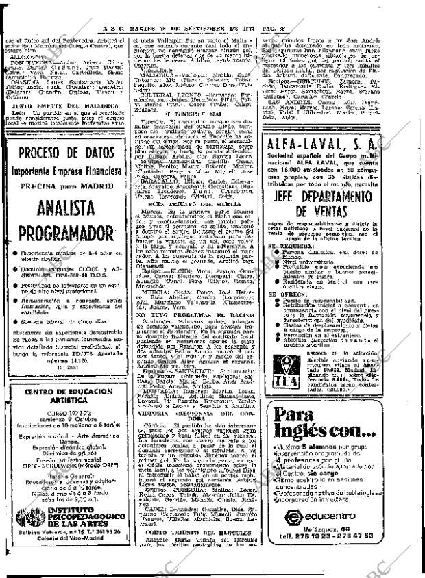 ABC MADRID 26-09-1972 página 66