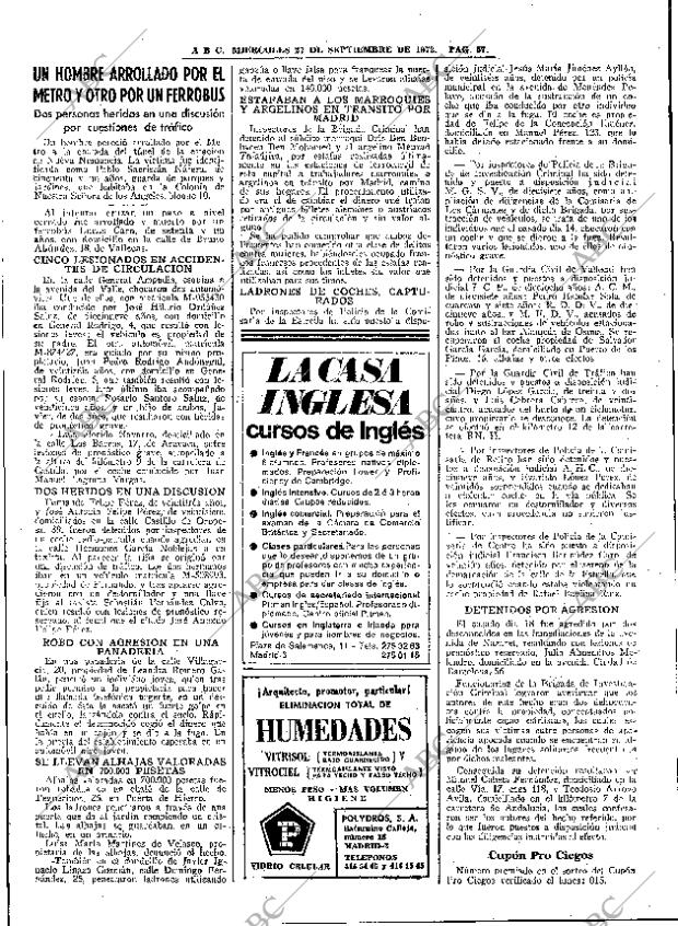 ABC MADRID 27-09-1972 página 57