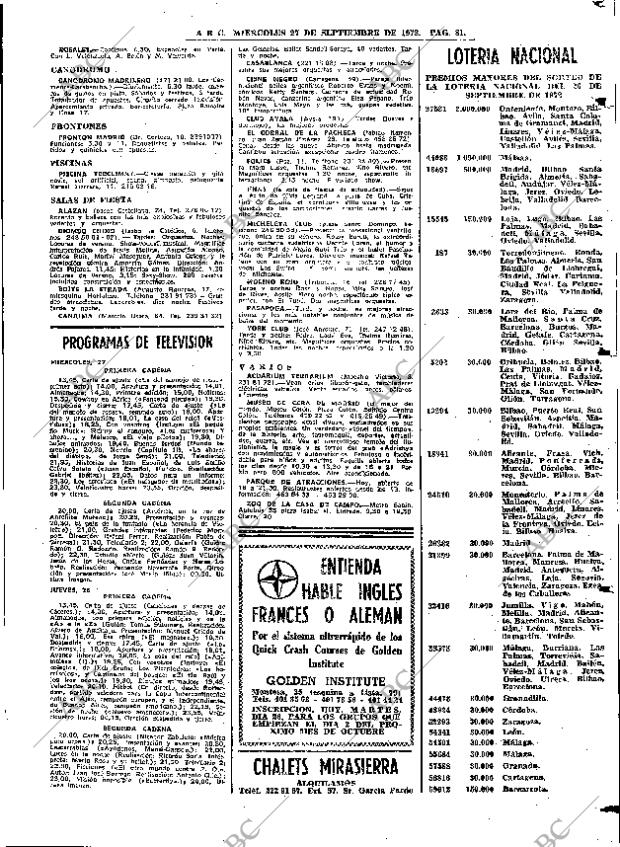 ABC MADRID 27-09-1972 página 81