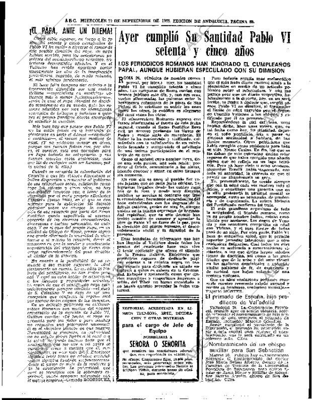 ABC SEVILLA 27-09-1972 página 29