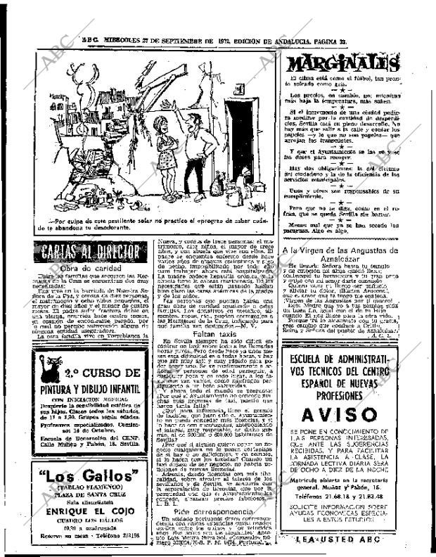 ABC SEVILLA 27-09-1972 página 33