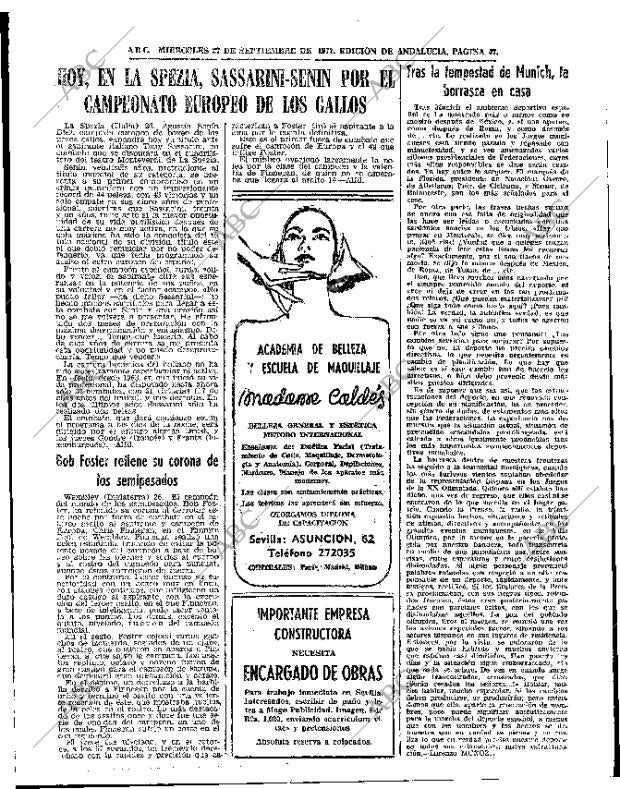 ABC SEVILLA 27-09-1972 página 47