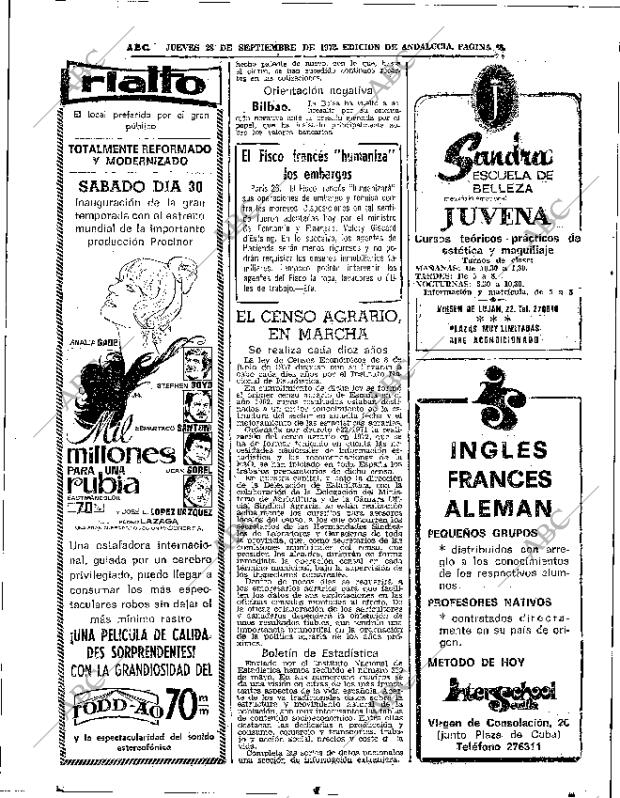 ABC SEVILLA 28-09-1972 página 48