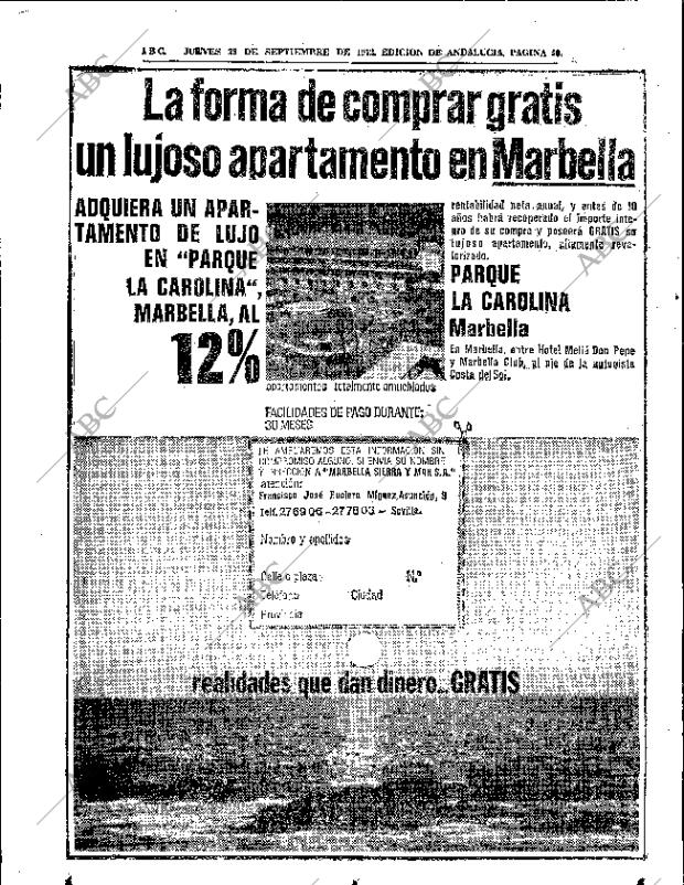 ABC SEVILLA 28-09-1972 página 50