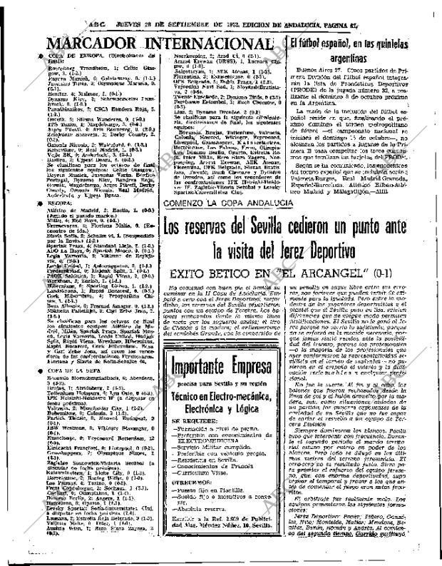 ABC SEVILLA 28-09-1972 página 61