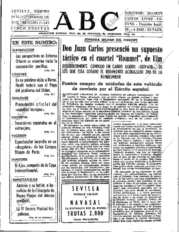 ABC SEVILLA 29-09-1972 página 31