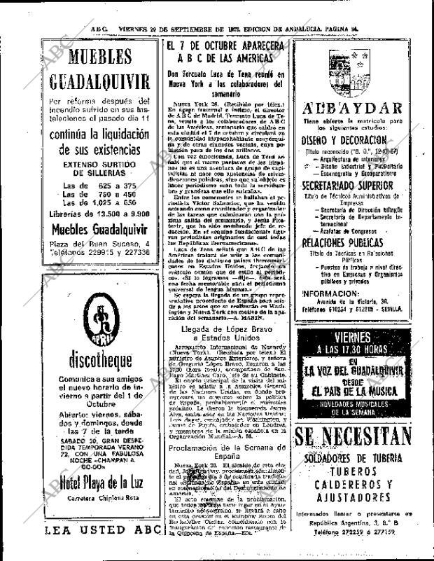 ABC SEVILLA 29-09-1972 página 34
