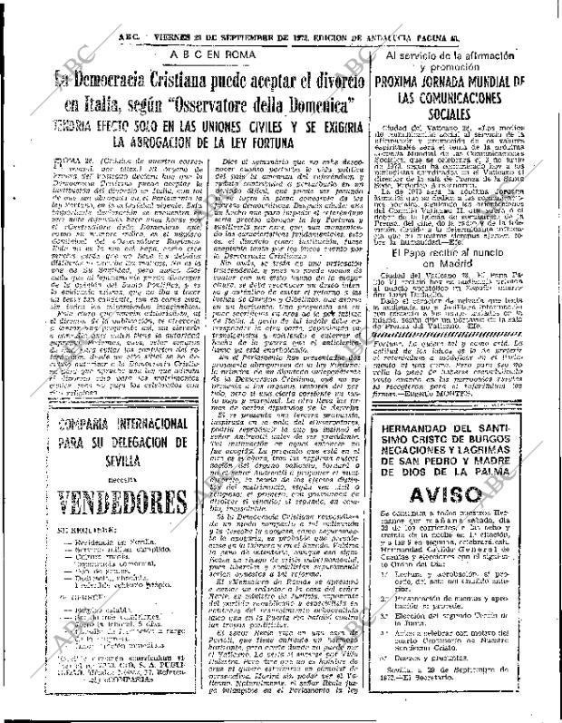 ABC SEVILLA 29-09-1972 página 43