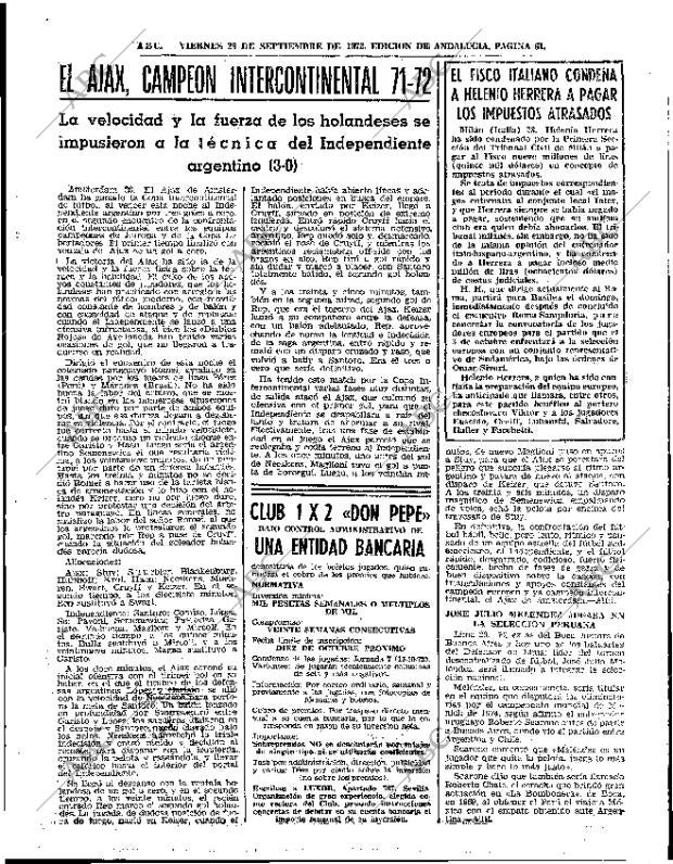 ABC SEVILLA 29-09-1972 página 61