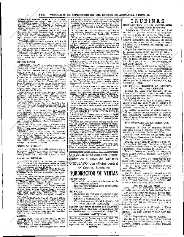 ABC SEVILLA 29-09-1972 página 69