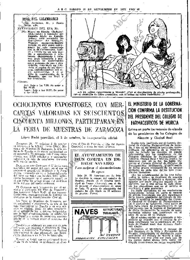 ABC MADRID 30-09-1972 página 41