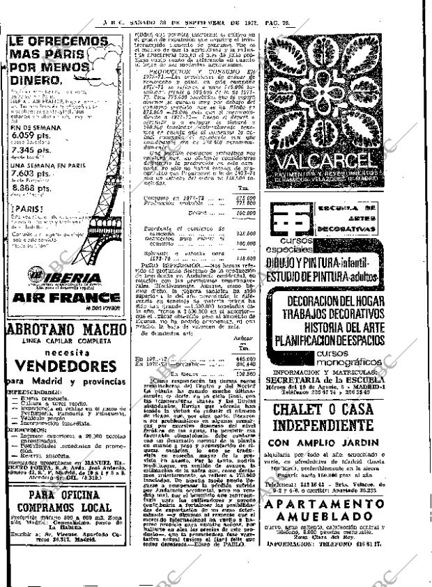 ABC MADRID 30-09-1972 página 68