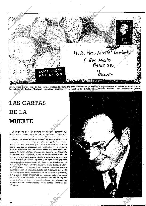 BLANCO Y NEGRO MADRID 30-09-1972 página 28