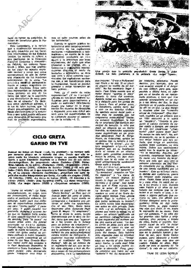 BLANCO Y NEGRO MADRID 30-09-1972 página 53