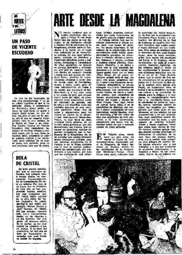 BLANCO Y NEGRO MADRID 30-09-1972 página 64
