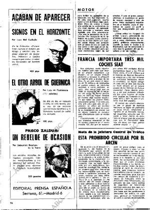 BLANCO Y NEGRO MADRID 30-09-1972 página 76