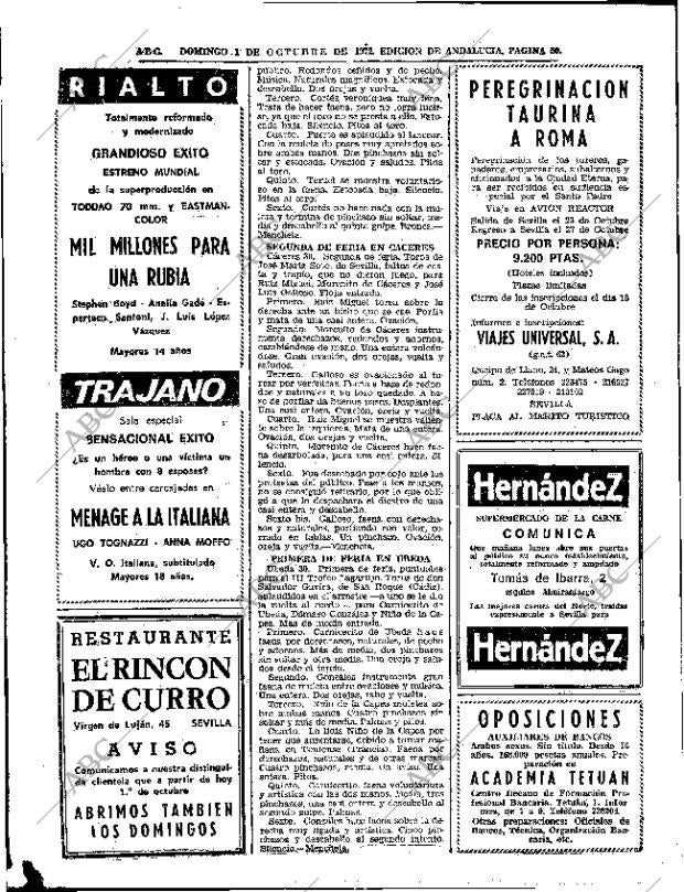 ABC SEVILLA 01-10-1972 página 48