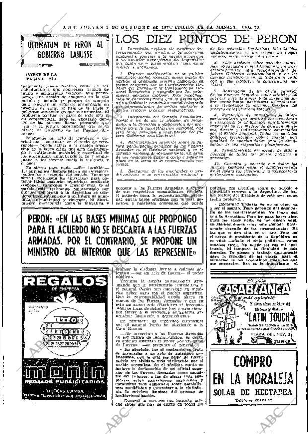 ABC MADRID 05-10-1972 página 23