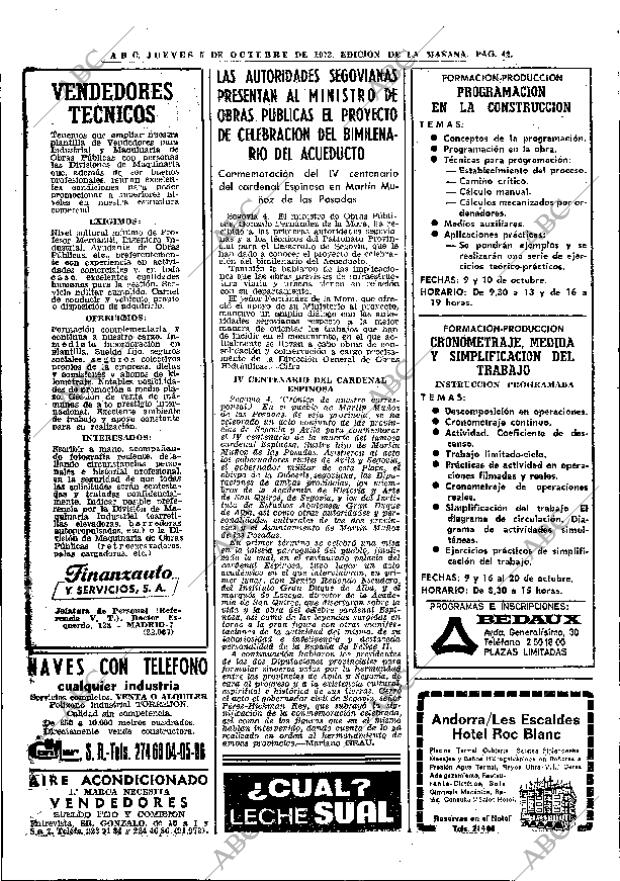 ABC MADRID 05-10-1972 página 42