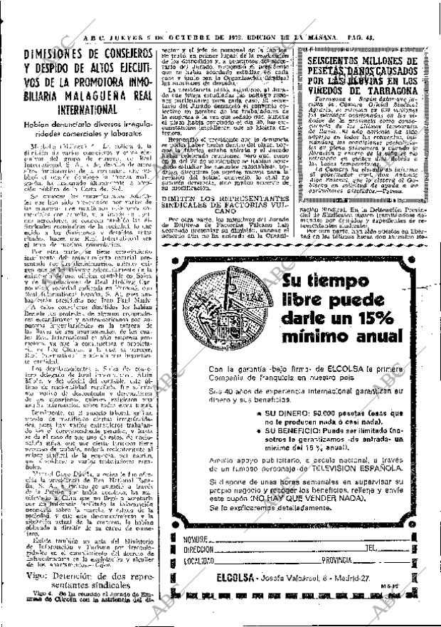 ABC MADRID 05-10-1972 página 43