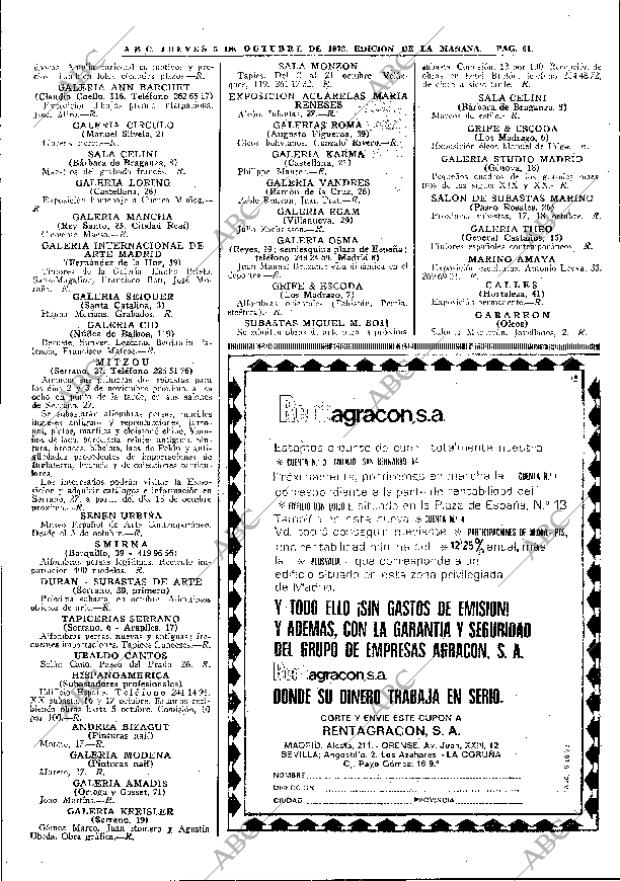 ABC MADRID 05-10-1972 página 61