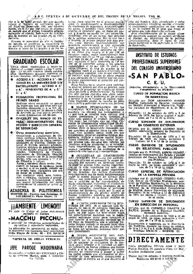 ABC MADRID 05-10-1972 página 66