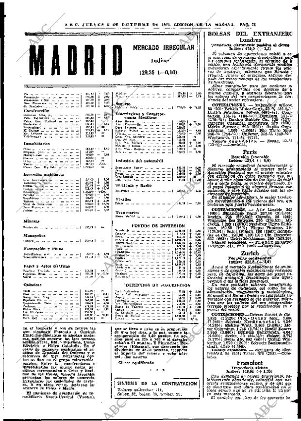 ABC MADRID 05-10-1972 página 71