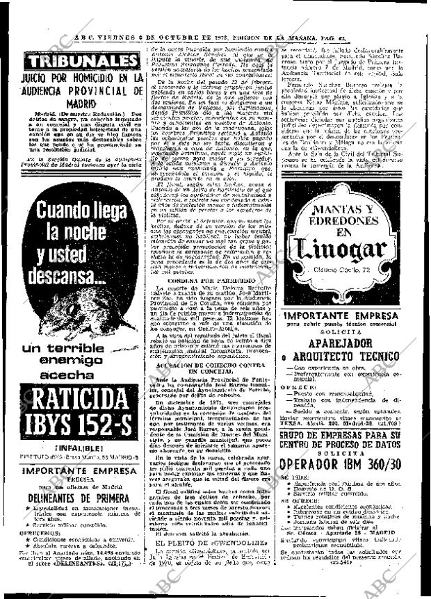 ABC MADRID 06-10-1972 página 42