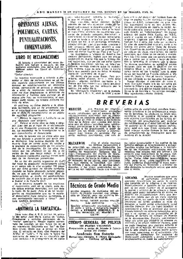 ABC MADRID 10-10-1972 página 14