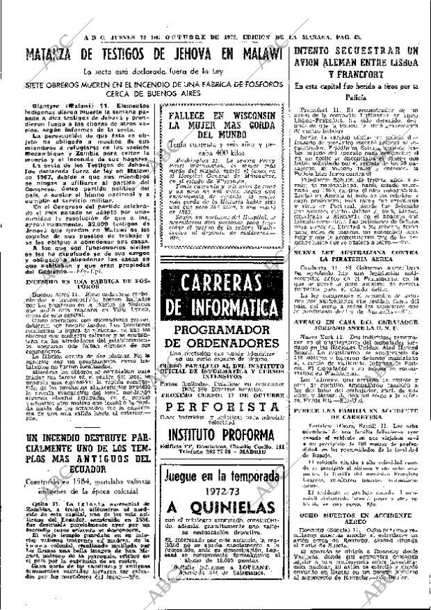 ABC MADRID 12-10-1972 página 45
