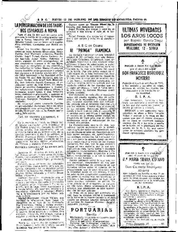 ABC SEVILLA 12-10-1972 página 68