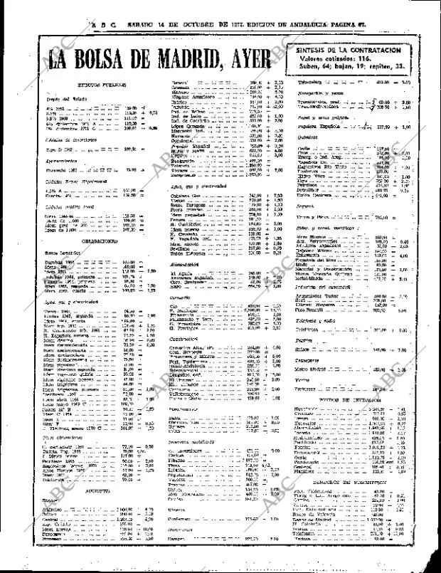 ABC SEVILLA 14-10-1972 página 67