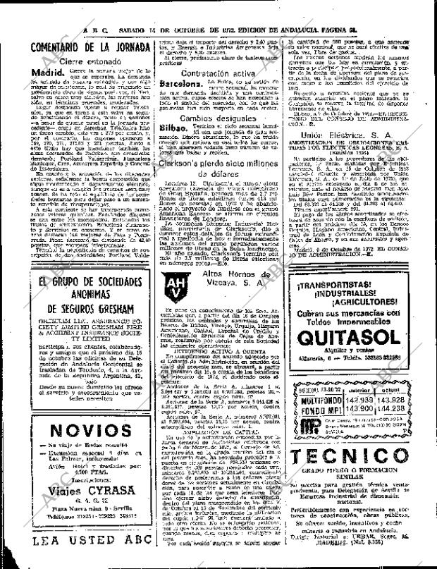 ABC SEVILLA 14-10-1972 página 68