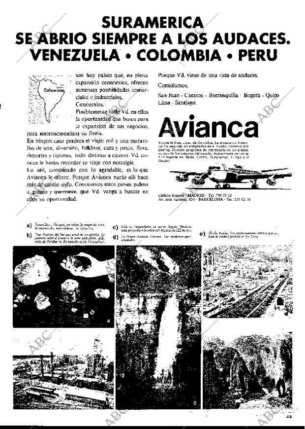 BLANCO Y NEGRO MADRID 14-10-1972 página 43