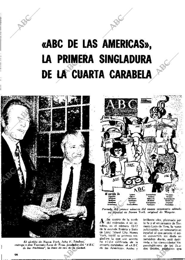 BLANCO Y NEGRO MADRID 14-10-1972 página 64