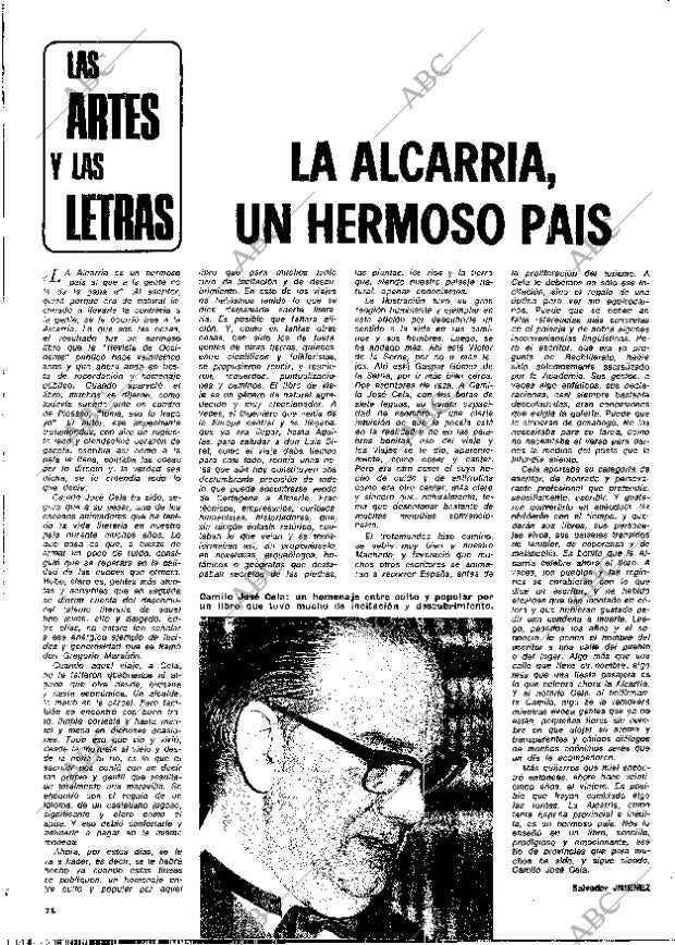 BLANCO Y NEGRO MADRID 14-10-1972 página 74