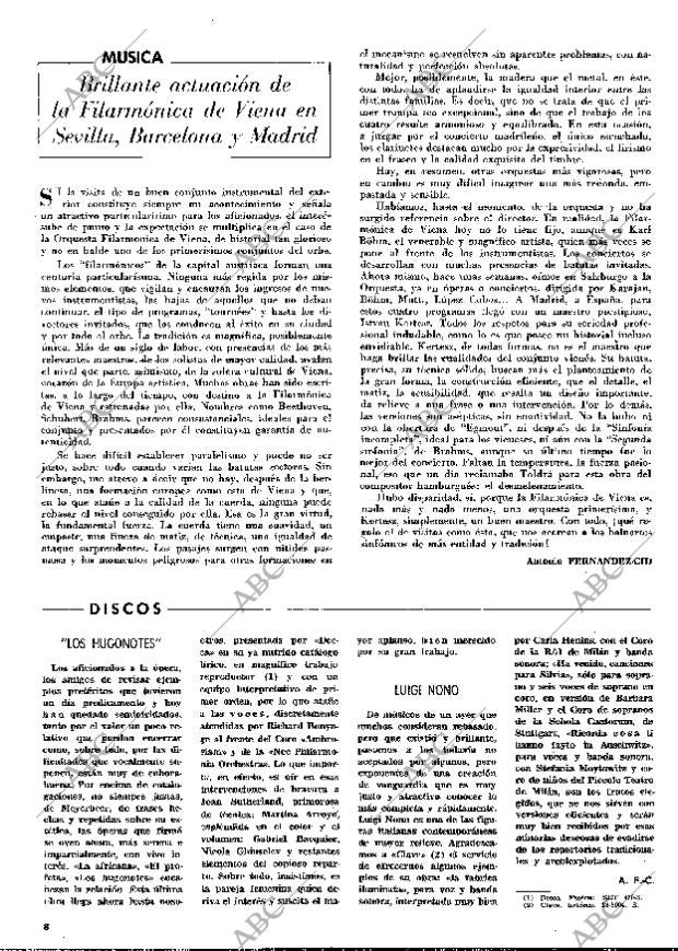 BLANCO Y NEGRO MADRID 14-10-1972 página 8