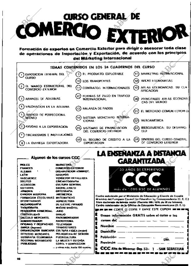 ABC MADRID 15-10-1972 página 196