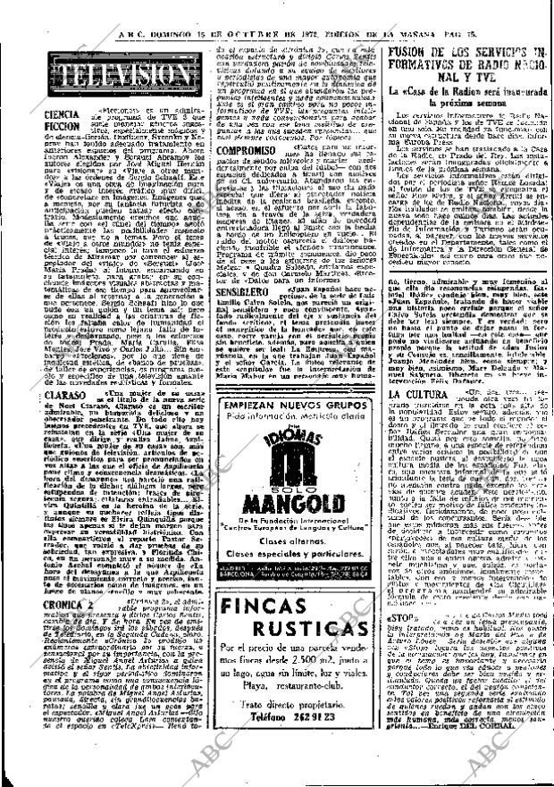 ABC MADRID 15-10-1972 página 75