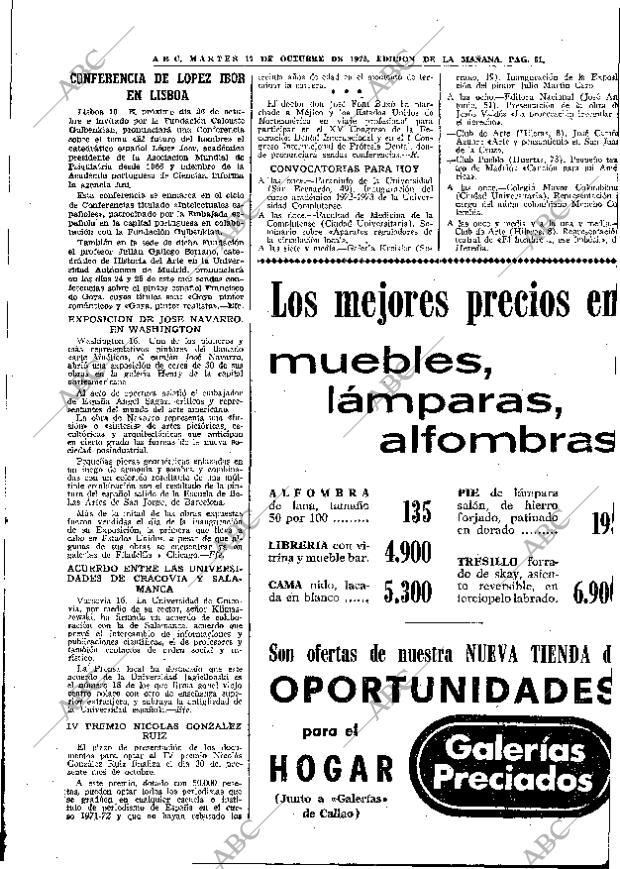 ABC MADRID 17-10-1972 página 61