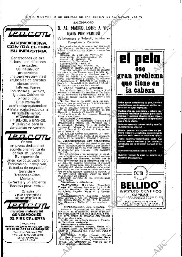 ABC MADRID 17-10-1972 página 78