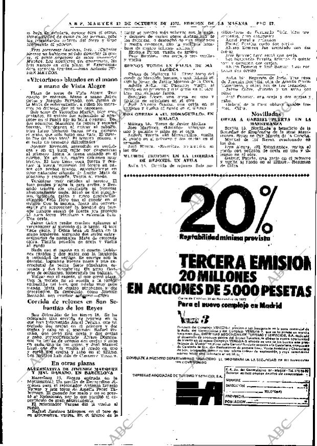 ABC MADRID 17-10-1972 página 87