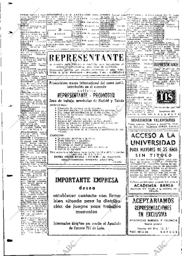 ABC MADRID 22-10-1972 página 104